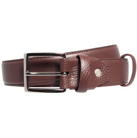 34 Mm Duo Ply Leather Belt Brown