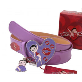 Woman belt Betty Boop - Purple - 4418