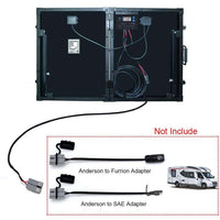 ACOPower 100w 12v Portable Solar Panel Kit, Foldable Mono Suitcase, proteusX Waterproof 20A Charge Controller