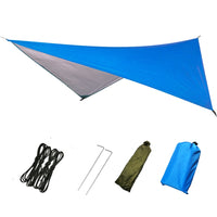 Camping Hammock With Mosquito Net and Rain Fly Portable Double Hammock With Bug Net and Tent Tarp Tree Straps for Travel Camping