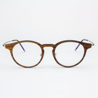 MARION - Original Featherlight Titanium & Wood Eyeglasses