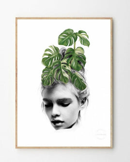 Monstera Print