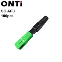 ONTi FTTH Embedded Fiber Optic Fast Connector SC APC Single Mode Fiber Optic Adapter SC UPC Cold Connection Quick Field Assembly