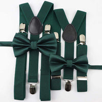 Nice Suspenders Bowtie Sets Mens Women Boys Girls Baby Kids Party Wedding Y-Back Shirt Braces Butterfly Belt Bow Tie Pants Jeans