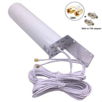 JX 3G 4G LTE External Antennna Outdoor With 5m Dual SlIder CRC9/TS9/SMA Connector for 3G 4G Router Modem