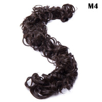 HAIRRO Synthetic Chignon Messy Scrunchies Elastic Band Hair Bun Straight Updo Hairpiece High Temperture Fiber Natural Fake Hair