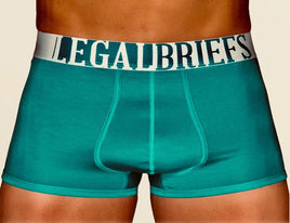SQUARE-UP | Men's Boxer Brief + Trunk Hybrid in Teal by LEGAL BRIEFS®