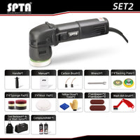 SPTA - Original 3inch Random Orbit 10MM Dual Action Polisher Mini Electric Polisher Car Beauty Polishing Machine & Accessories