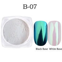 1 Box Pearl Shell Chameleon Mirror Nails Powder Glitters DIY Nail Art Chrome Pigment Dust Manicure Decoration