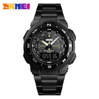 Fashion SKMEI Brand Outdoor Sport Watch Men 50m Waterproof Digital Quartz Dual Time Military Sports Watches Climbing Swim Clock