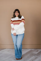 LIVING FREE BEAUTY - Original Cuddle Up Striped Sweater