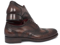 Paul Parkman Wingtip Oxfords Goodyear Welted Brown (ID#027-BRW)