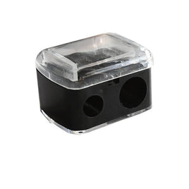 New Double Holes Cosmetic Sharpener Useful Pencil Sharpener for Cosmetic Brush/Eyeliner Pencil/Makeup Pencil