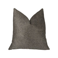 Abigail  Charcoal Luxury Throw Pillow