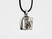 Original Elephant Pendant in Sterling Silver