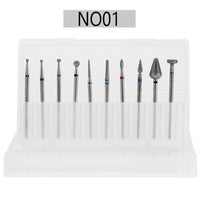 30pcs Professional Diamond Nail Drill Bit Set Milling Cutter Electric Rotary Manicure Machine Accessoires Nail Files Nail Tools