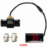 NORXI - Original Motorcycle KOSO Water Temperature Mini Meter for XMAX250 300 NMAX CB 400 CB500X Sensor Thermomete Temp Gauges Scooter Racing