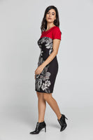 CONQUISTA FASHION - Original Red Floral Dress