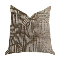 Metallic Bronze  Luxury Throw Pillow