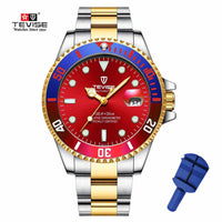 Drop Shipping Tevise Top Brand Men Mechanical Watch Automatic Fashion Luxury Stainless Steel Male Clock Relogio Masculino 2020