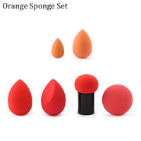 Makeup Sponge Set Soft Water Drop Blending Cosmetic Puff Face Liquid Foundation Cream Concealer Gourd Sponge