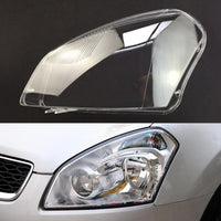 YJWAUTO - Original Headlamp Lens for Nissan Qashqai 2008~2015 Headlight Cover Car Light Glass Replacement Auto Shell Projector Lens