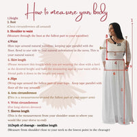 BLUSHFASHION - Original Empire Waist Maxi Dress ,Bohemian V-Neckline ,Ivory Wedding Dress  #1366