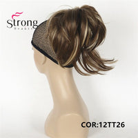 Silver 10-12inch Short Natural Wave Ponytail Hair Extension With Claw Clip in Hairpiece COLOUR CHOICES