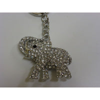 Shaped keyring Elephant with rhinestones