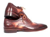 Paul Parkman Men's Two Tone Wingtip Oxfords (ID#PP22TX54)