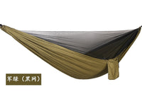 290*140cm Hammock Tent Automatic Quick Open Anti-Mosquito Hanging Bed Single and Double Parachute Hanging Bed With Mosquito Nets