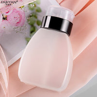 250Ml Nail Art Bottle Empty Pumping Dispenser Cleanser Container  Nail Polish UV Gel Remover Alcohol Press Tool