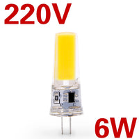 EnwYe LED G4 G9 Lamp Bulb AC/DC Dimming 12V 220V 3W 6W COB SMD LED Lighting Lights Replace Halogen Spotlight Chandelier