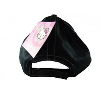 Hello Kitty Cap - Black with rhinestones