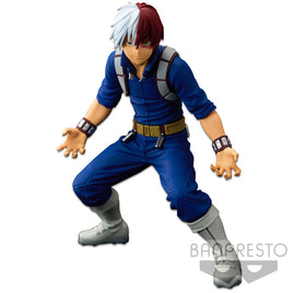 My Hero Academy Banpresto World figure Colosseum Super Master Star Piece The Anime Shoto Todoroki figure 21cm