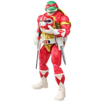 Power Rangers Ninja turtles Raphael + Foot Soldier Tommy pack figure 15cm