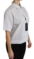 Polo a maniche corte con colletto bianco Top-IT46/XL