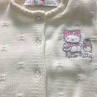 HELLO KITTY - Original infant clothing - White - 1 month