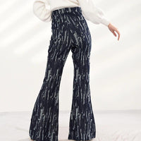 MARIGOLDSHADOWS - Original Takarra High Waist Denim Pants - Deep Blue