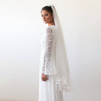 BLUSHFASHION - Original Wedding Veil Short Length   #4015