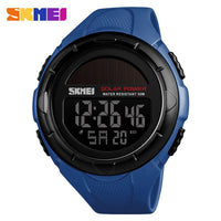 SKMEI Military Sport Watches Men Solar Power Outdoor Shock Digital Watch Chrono 50M Water Resistant Wristwatches Reloj Deportivo