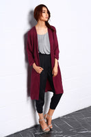 LAGEROSE - Original Night Dance Long Coat in Red