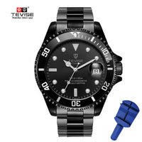 Drop Shipping Tevise Top Brand Men Mechanical Watch Automatic Fashion Luxury Stainless Steel Male Clock Relogio Masculino 2020