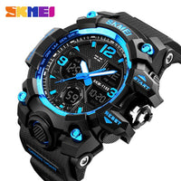 SKMEI Luxury Denim Style Sports Watches Men Fashion Digital Quartz Watch Waterproof Casual Military Wrist Watch Clock Relogio