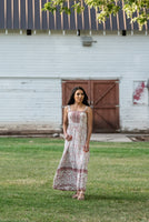 LIVING FREE BEAUTY - Original Boho Chic Floral Maxi Dress