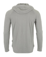 ZIMEGO Men's Pigment Dyed Hoodie - Athletic v Neck Long Sleeve Henley Pullover Shirt