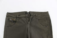 Jeans slim verde-W 24