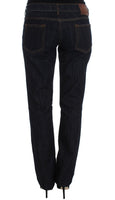 Jeans elasticizzati taglio dritto in cotone blu-W34