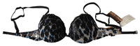 Intimo reggiseno in nylon con pizzo nero-IT3/M