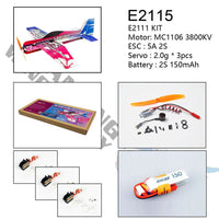 Mini RC Airplane 3D Aerobatic Flying Aircraft EPP/PP Foam Glider Toy Planes Wingspan 451mm DIY Model Aeroplane Unassembled KIT